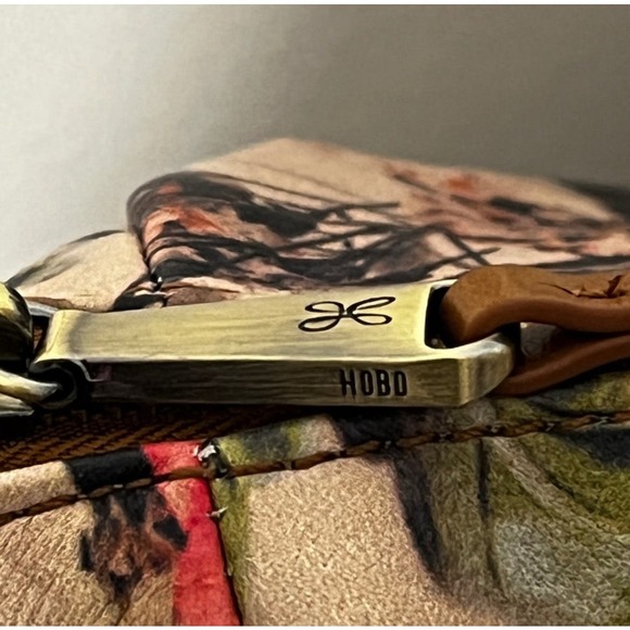 HOBO Floral Print sheila Bag with Brown Accents - Picture 4 of 10